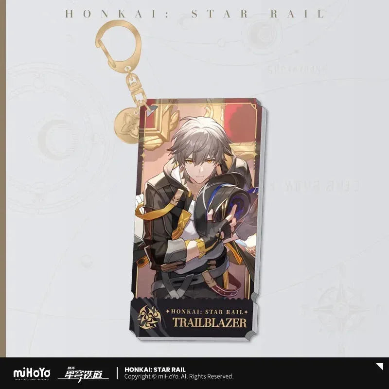 The Harmony Character Warp Artwork Acrylic Keychain Honkai: Star Rail