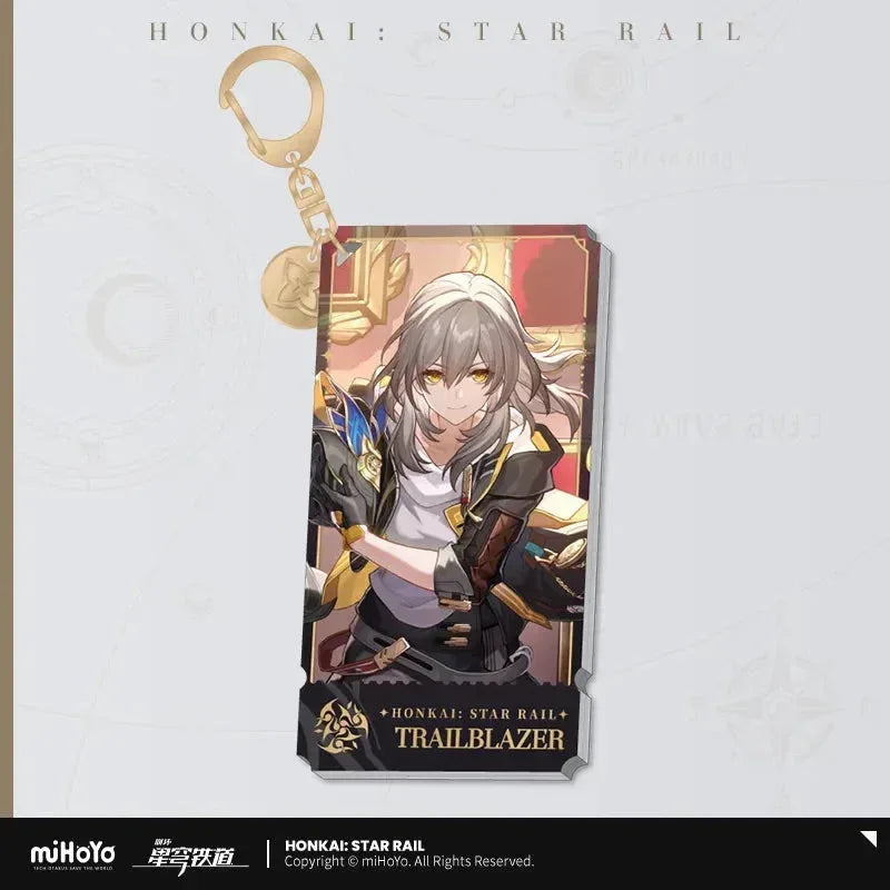 The Harmony Character Warp Artwork Acrylic Keychain Honkai: Star Rail