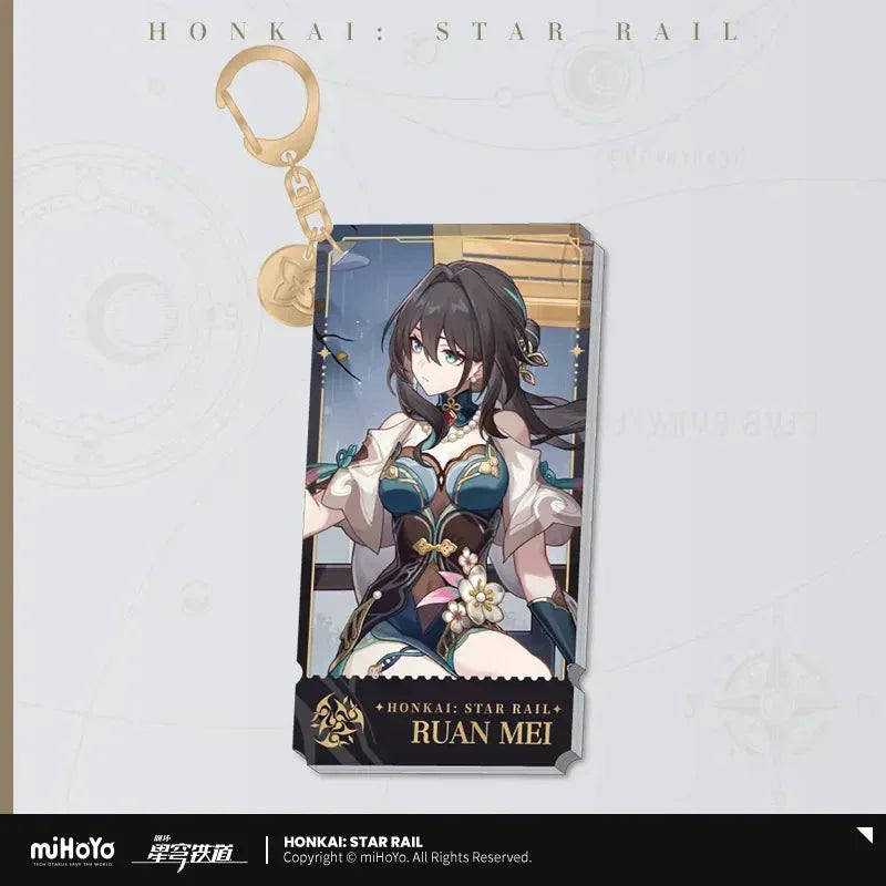 The Harmony Character Warp Artwork Acrylic Keychain Honkai: Star Rail
