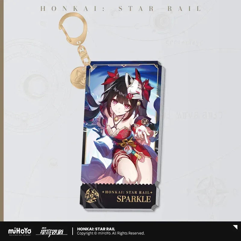 The Harmony Character Warp Artwork Acrylic Keychain Honkai: Star Rail