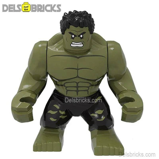 The Hulk (large size) Black Pants Best Lego Minifigures Custom Toys - 