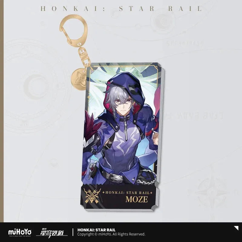 The Hunt Character Warp Artwork Acrylic Keychain Honkai: Star Rail