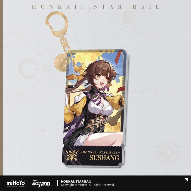 The Hunt Character Warp Artwork Acrylic Keychain Honkai: Star Rail