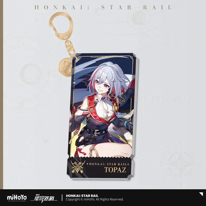 The Hunt Character Warp Artwork Acrylic Keychain Honkai: Star Rail