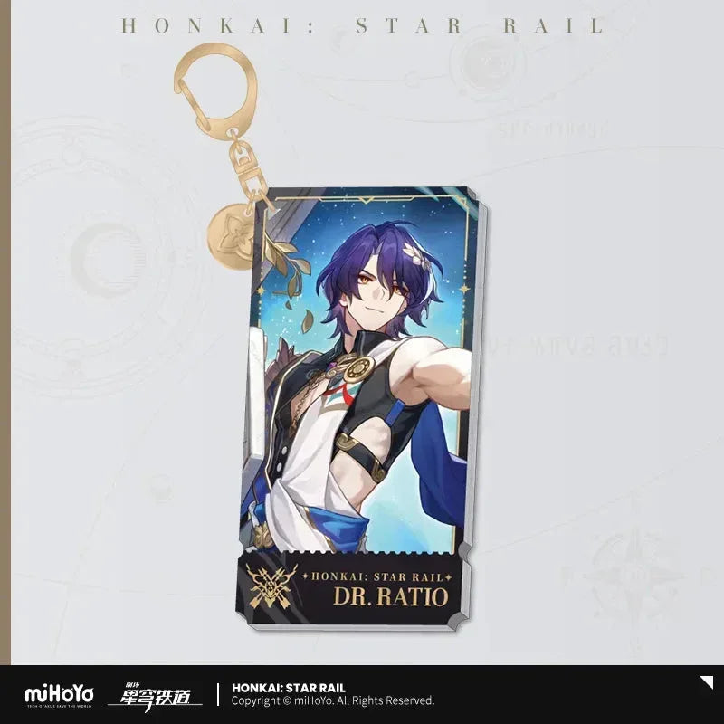 The Hunt Character Warp Artwork Acrylic Keychain Honkai: Star Rail