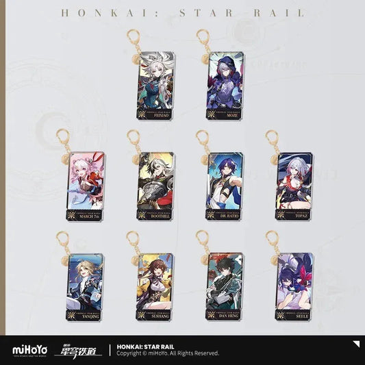The Hunt Character Warp Artwork Acrylic Keychain Honkai: Star Rail