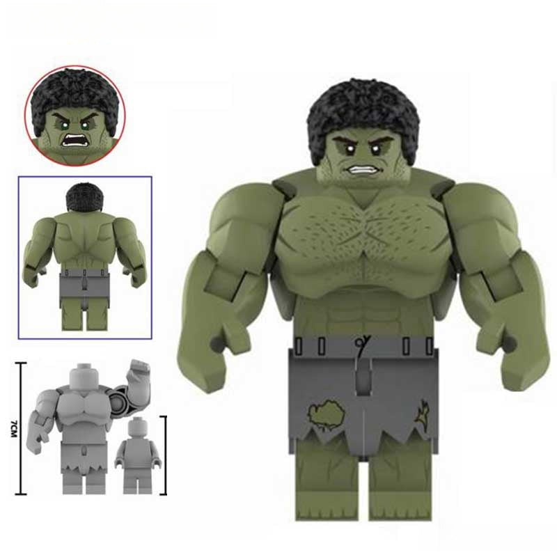 The Incredible Hulk from Avengers MCU Lego Minifigures Custom Toys 7