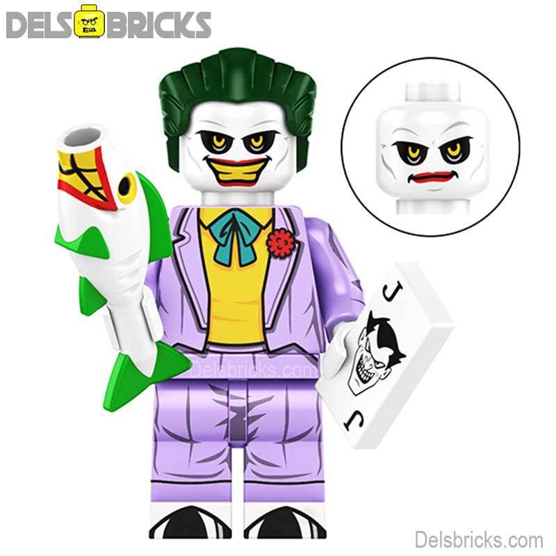 The Joker Batman Animated Series Lego Minifigures Custom Toys - 