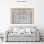 The Joker Suicide Squad Jared Leto inspired Abstract Framed Wall Art