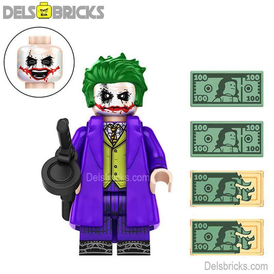 The Joker The Dark Knight New Lego Minifigures Custom Toys - 