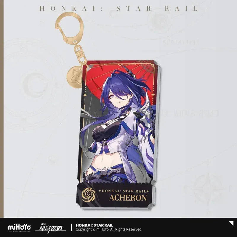 The Nihility Character Warp Artwork Acrylic Keychain Honkai: Star Rail