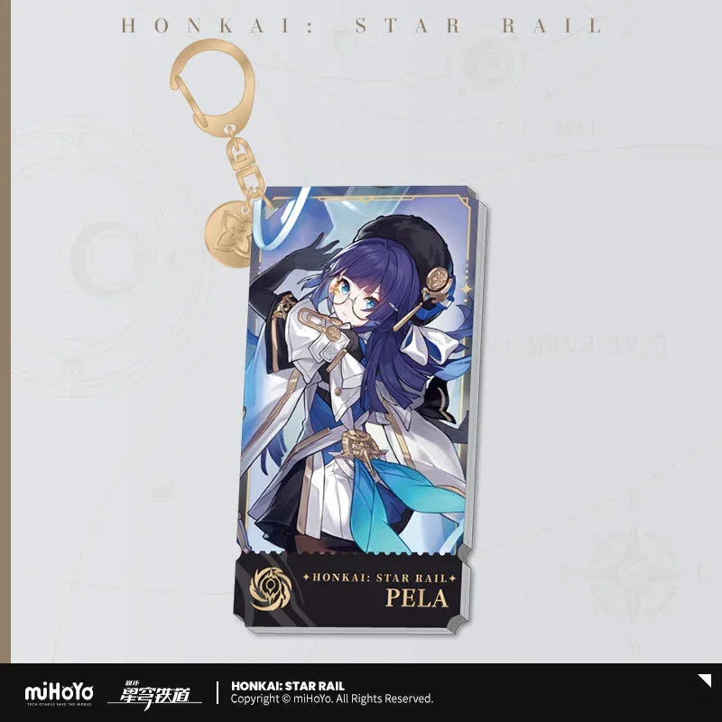 The Nihility Character Warp Artwork Acrylic Keychain Honkai: Star Rail
