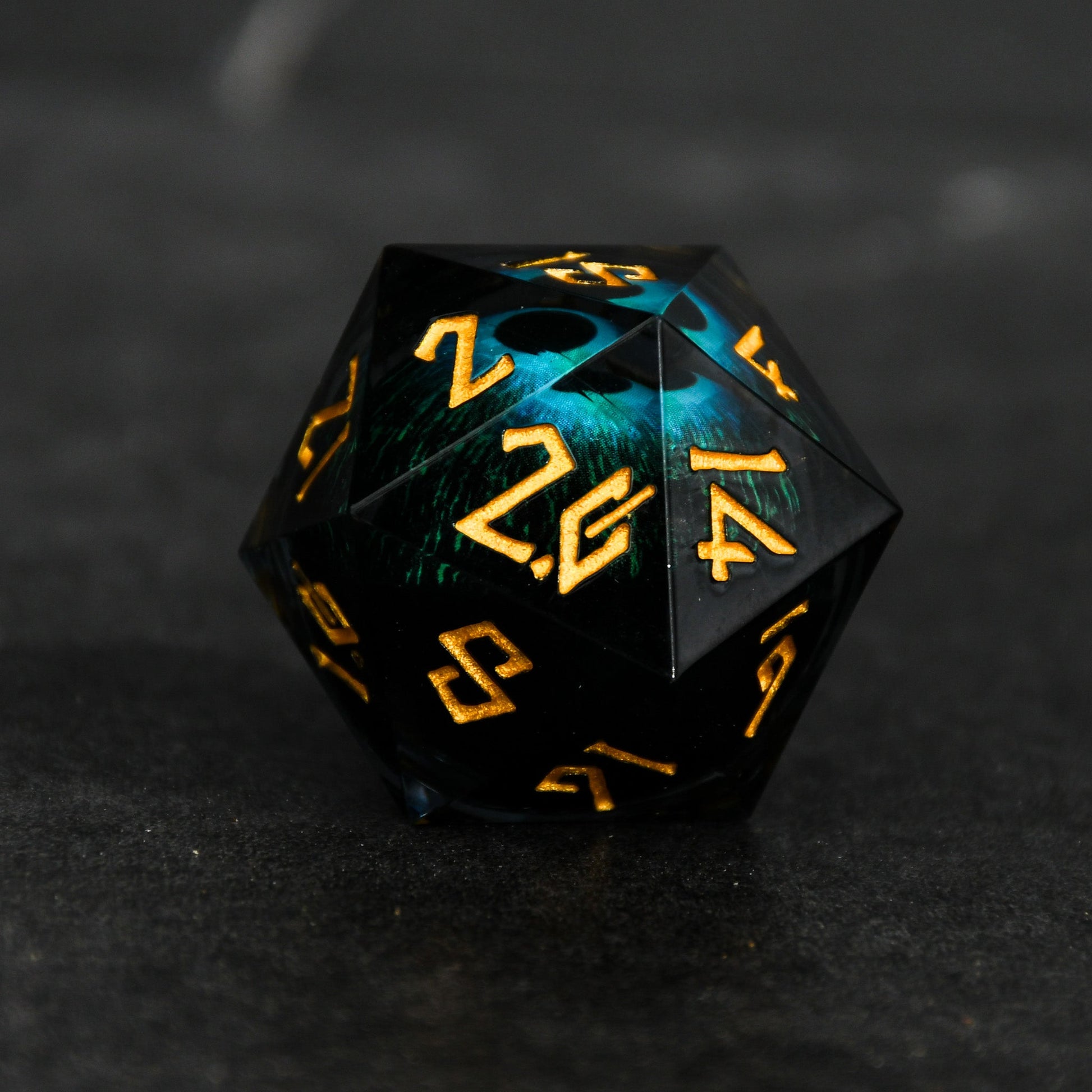 The Omnipotent Liquid Core (Black/Gold) 30mm D20