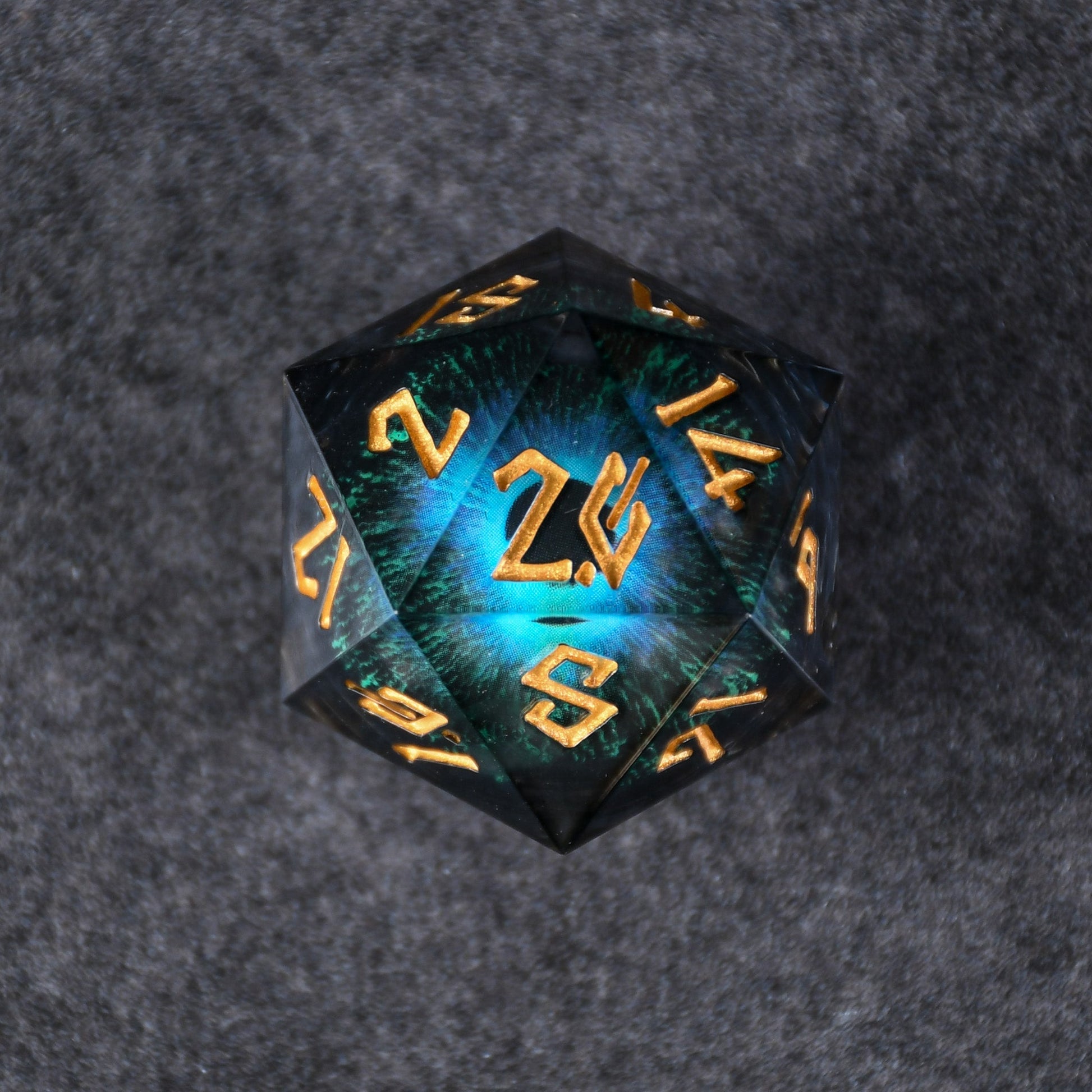 The Omnipotent Liquid Core (Black/Gold) 30mm D20