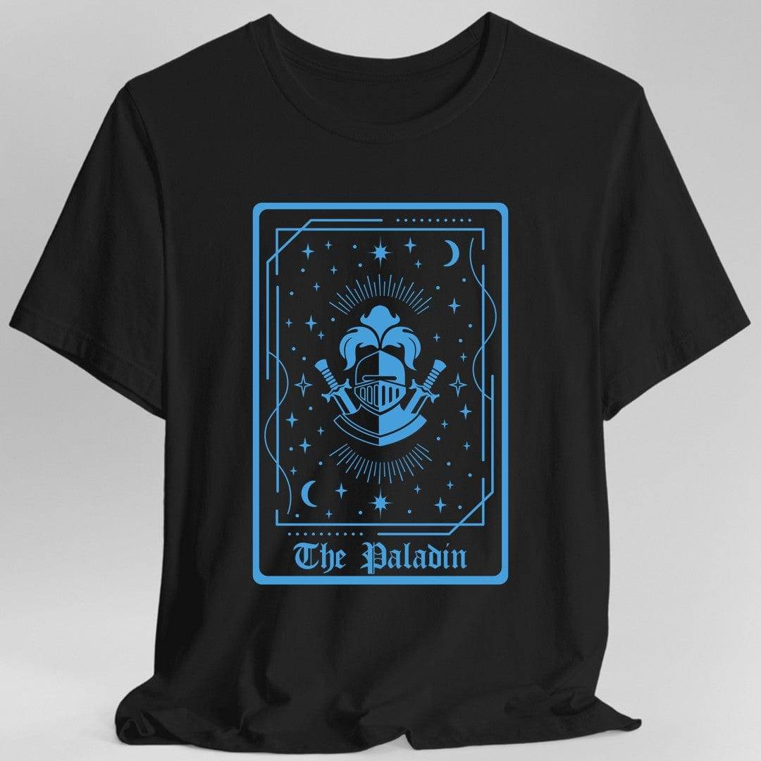 The Paladin Tarot Card T-Shirt - Black / S