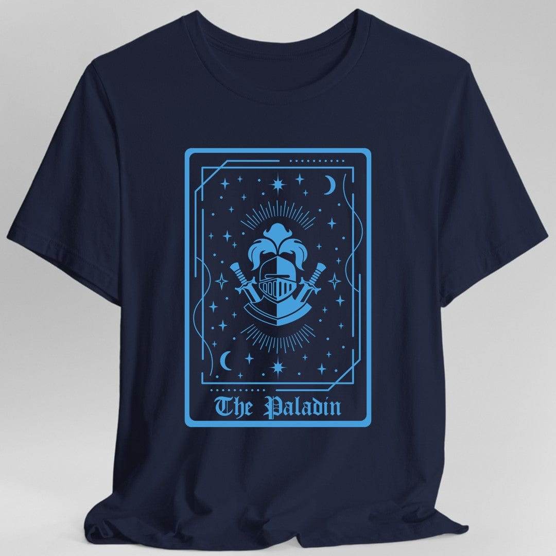 The Paladin Tarot Card T-Shirt - Navy / S