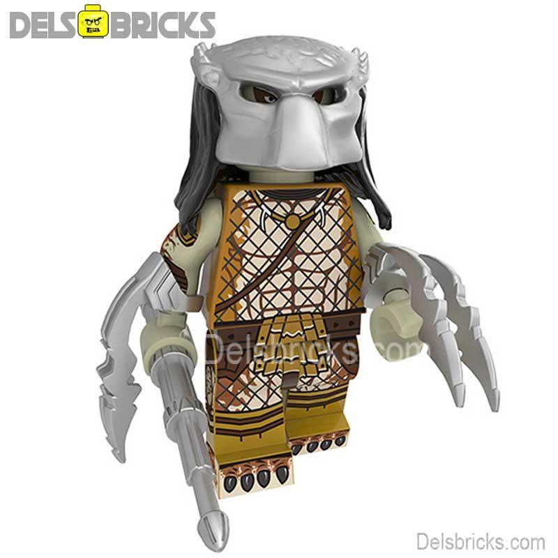 The Predator Yautja tribe set of 6 Lego Minifigures Custom Toys - 