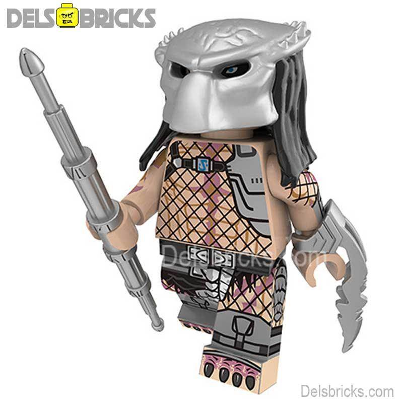The Predator Yautja tribe set of 6 Lego Minifigures Custom Toys - 