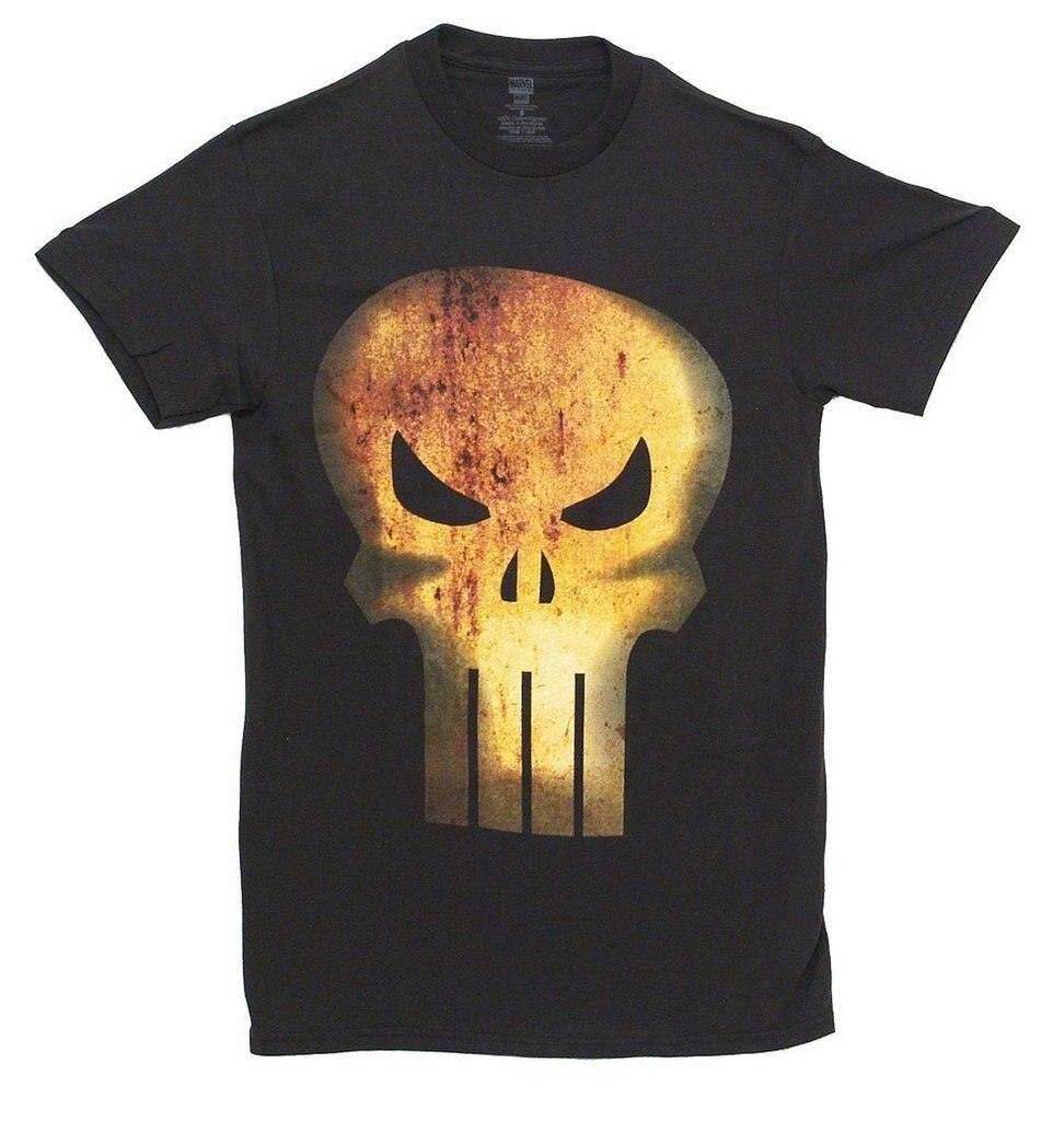 The Punisher Rusty Head Distressed T-Shirt - S