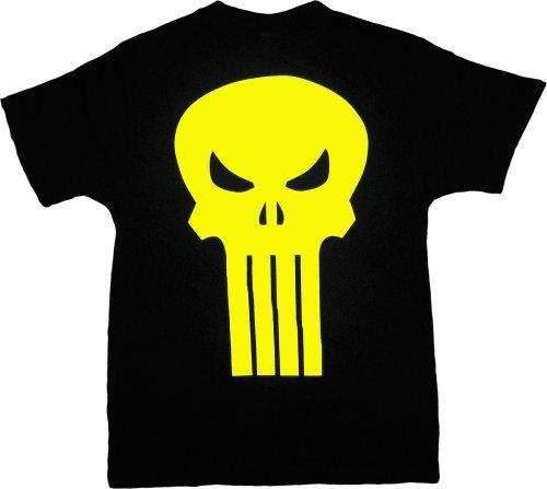 The Punisher Yellow Skull Logo T-shirt - S
