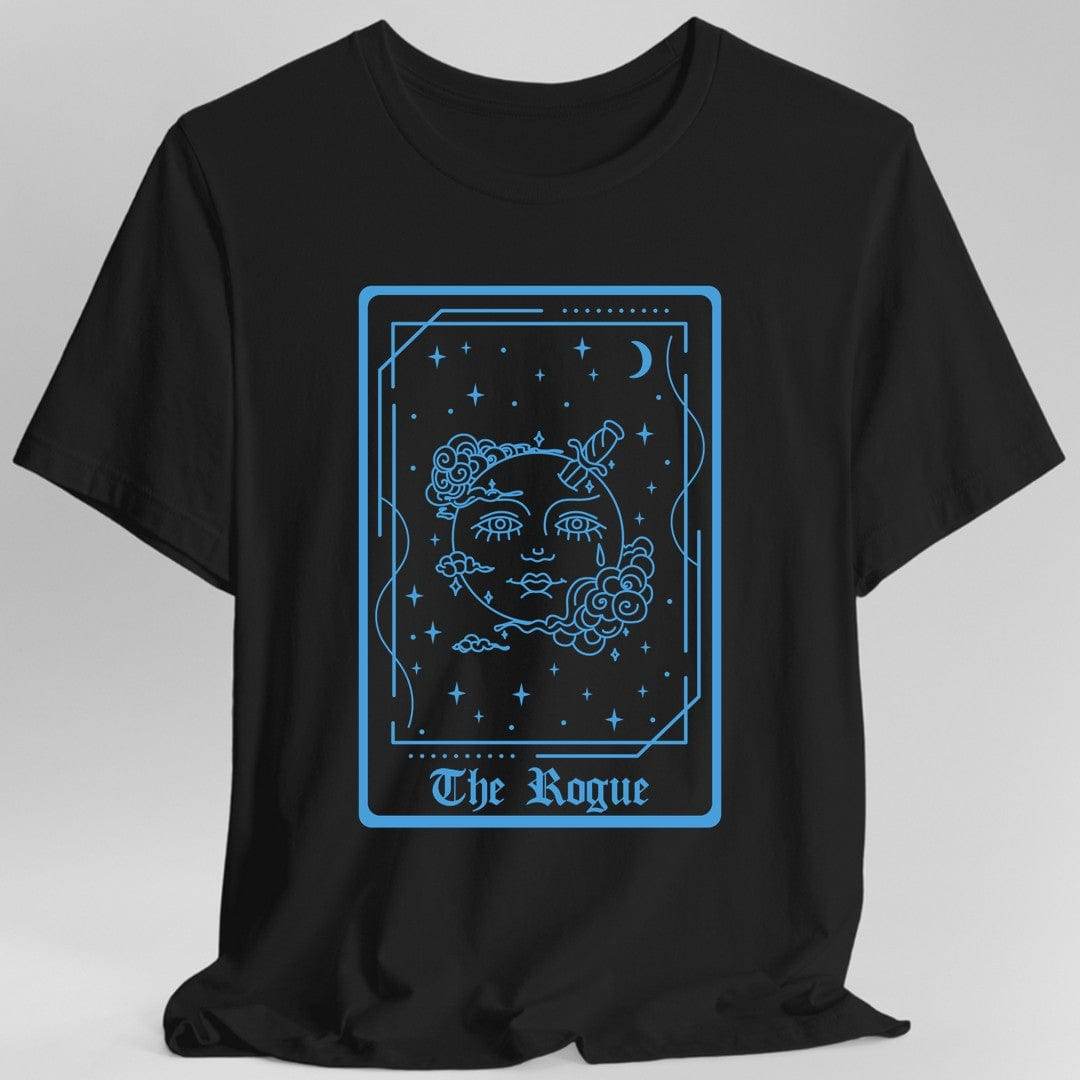 The Rogue Tarot Card T-Shirt - Black / S