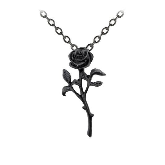 The Romance of The Black Rose Pendant-0