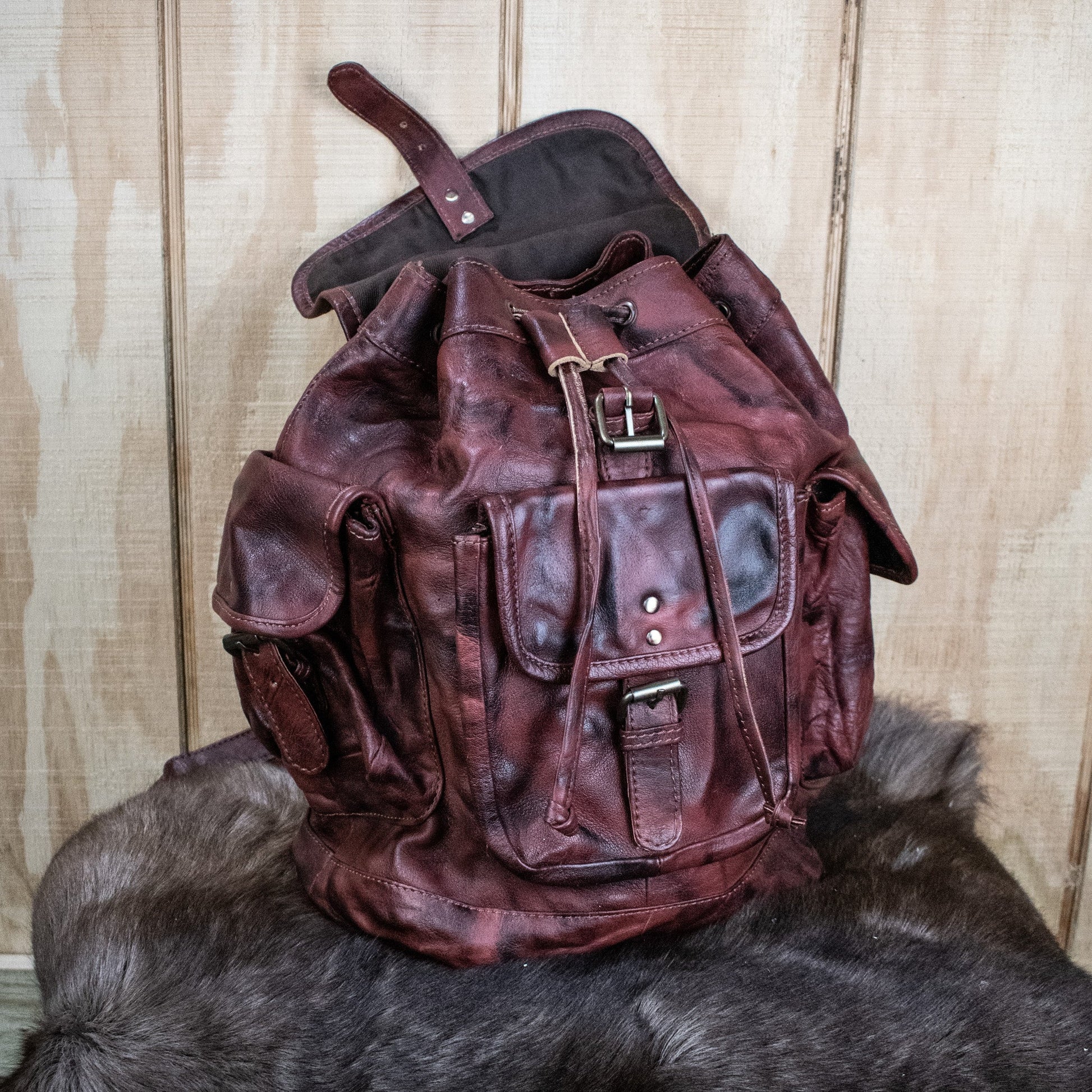 "The Runaway" Leather Backpack