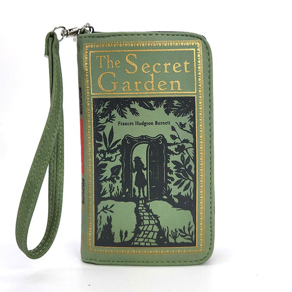 The Secret Garden Book Wallet Wristlet