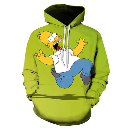 The Simpsons hoodies men women sweatshirts printed 3d hooded pullover hooded casual streetwear