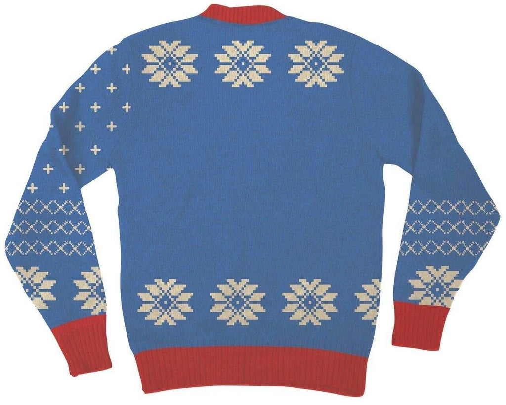 The Smurfs Papa Smurf As Santa Ugly Christmas Sweater - XS