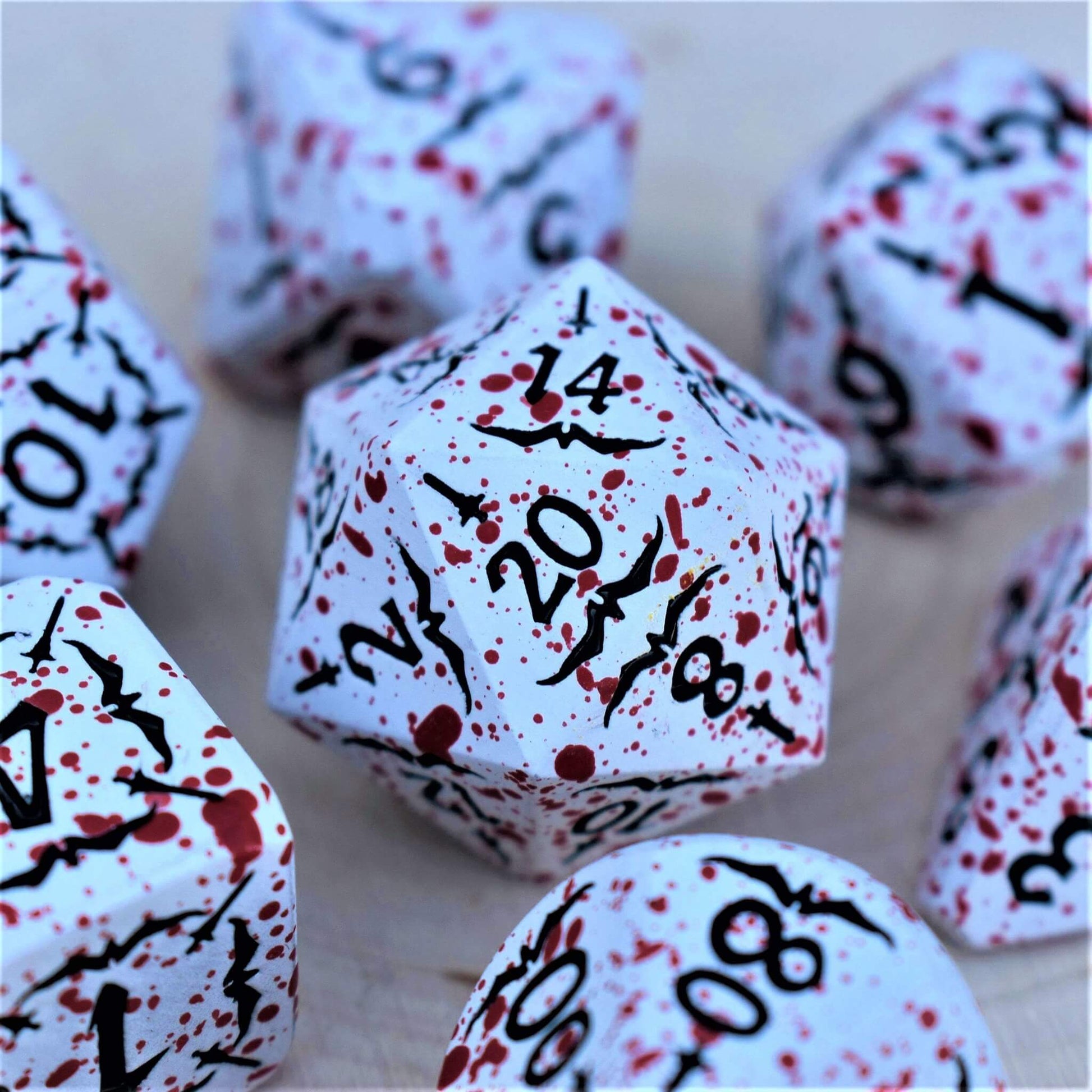 The Sword of Vlad Metal Dice Set