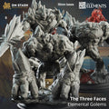 The Three Faces (Elemental Golems) - A - Earth