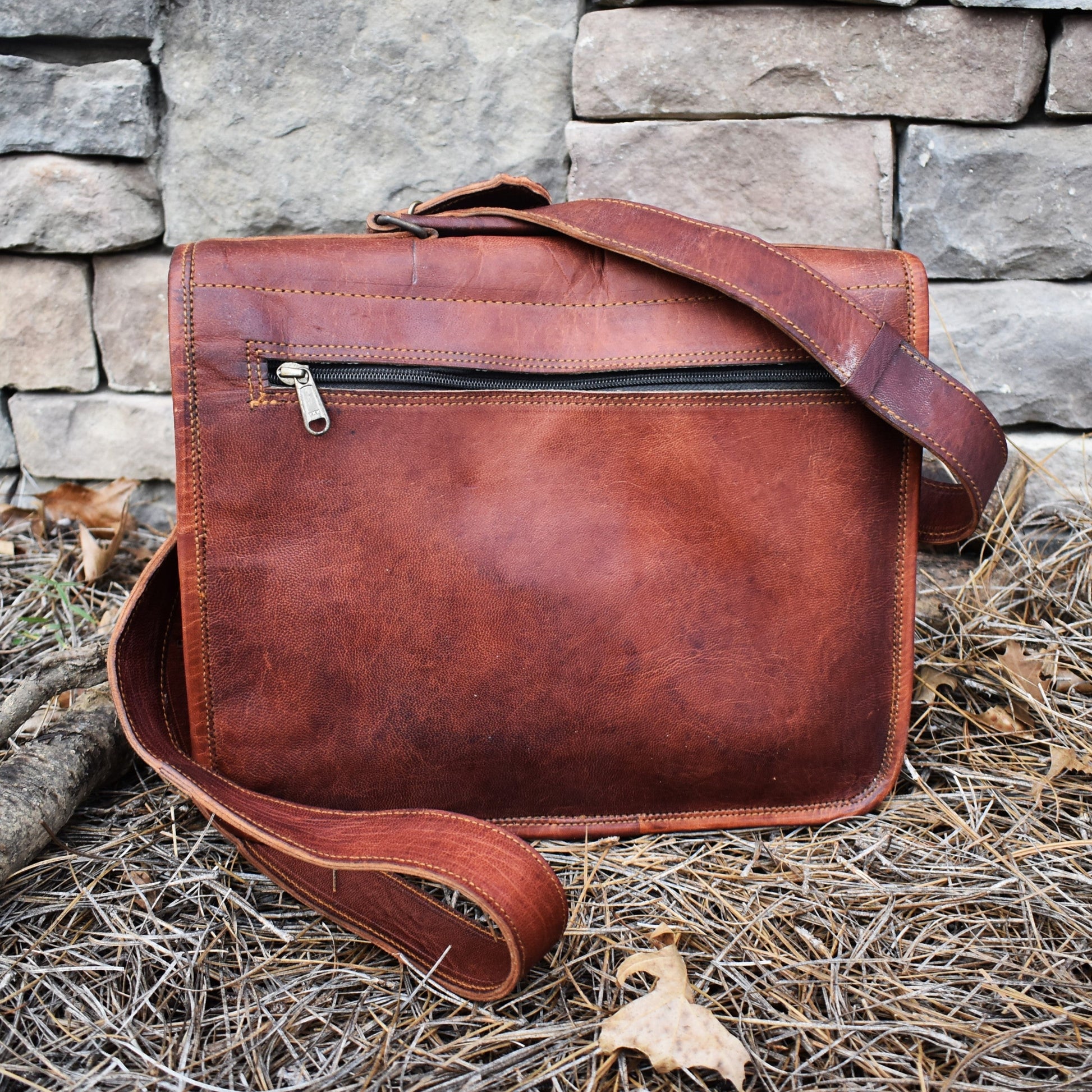 The Traveler Leather Satchel