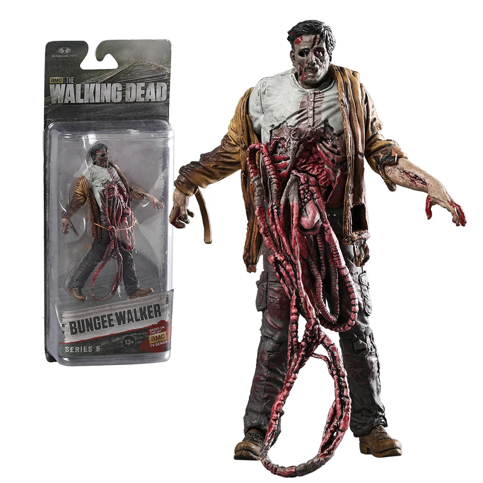 The Walking Dead Abraham Ford Bungee Walker Rick Grimes The Governor Michonne Collection Action Figure Toy Decoration Model