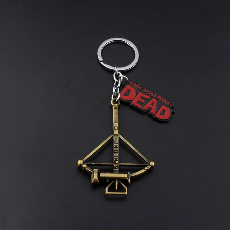 The Walking Dead Keychain Letter Logo Metal Pendant Key Chain For Men Car Keyring Jewelry Accessories