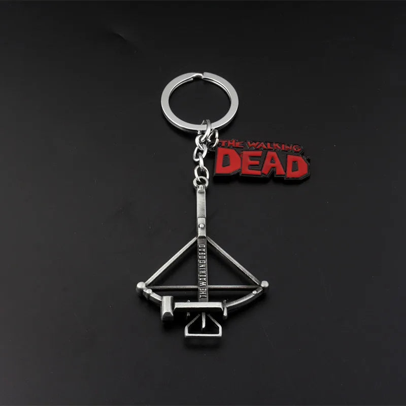 The Walking Dead Keychain Letter Logo Metal Pendant Key Chain For Men Car Keyring Jewelry Accessories