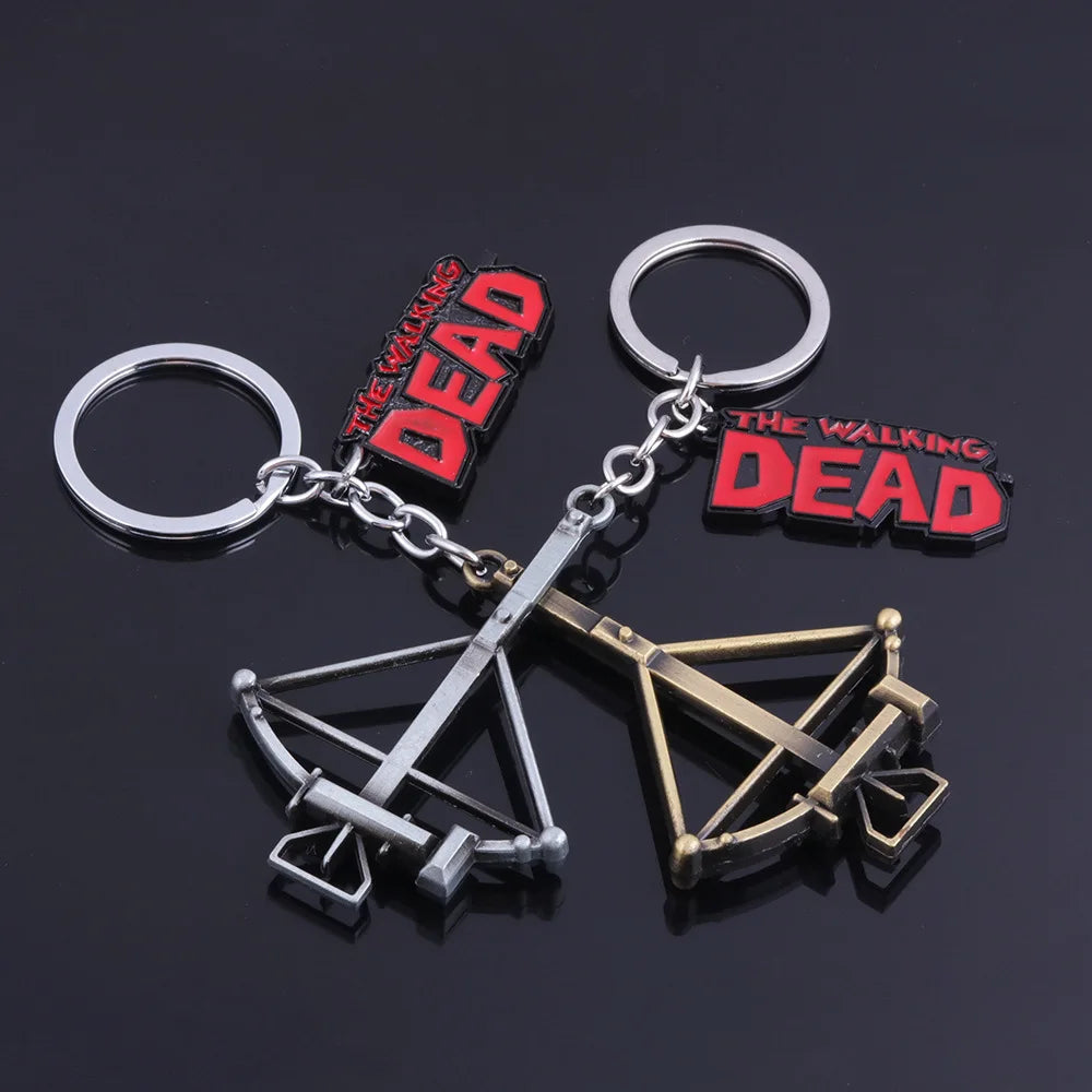 The Walking Dead Keychain Letter Logo Metal Pendant Key Chain For Men Car Keyring Jewelry Accessories