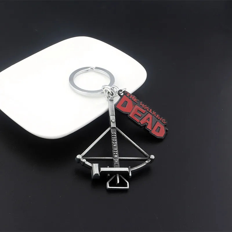 The Walking Dead Keychain Letter Logo Metal Pendant Key Chain For Men Car Keyring Jewelry Accessories