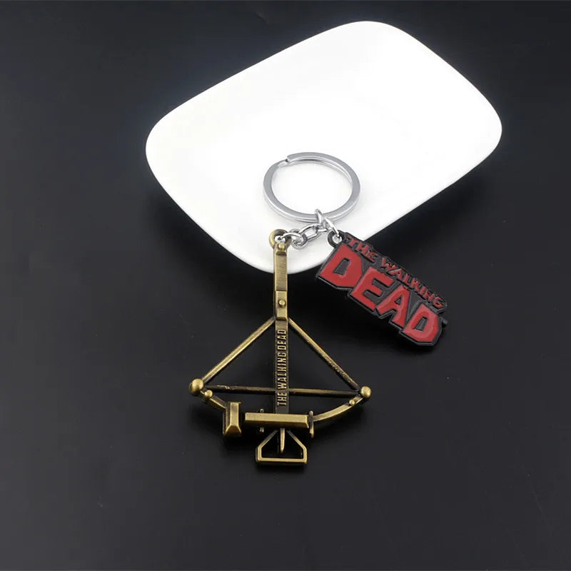 The Walking Dead Keychain Letter Logo Metal Pendant Key Chain For Men Car Keyring Jewelry Accessories