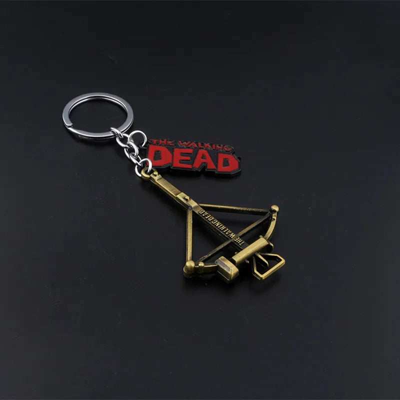 The Walking Dead Keychain Letter Logo Metal Pendant Key Chain For Men Car Keyring Jewelry Accessories