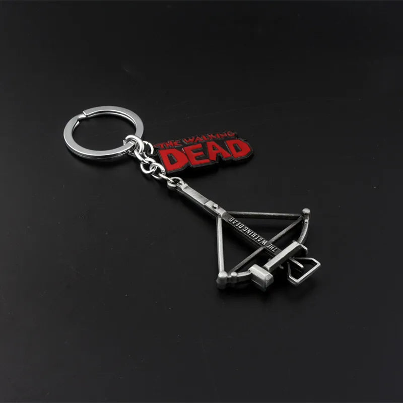 The Walking Dead Keychain Letter Logo Metal Pendant Key Chain For Men Car Keyring Jewelry Accessories