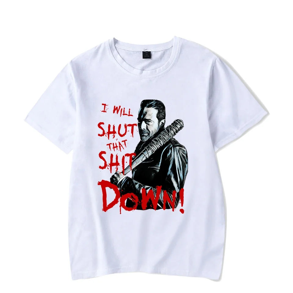 The Walking Dead T Shirt Summer Cool Short Sleeve Unisex Fashion Loose T Shirt Tops