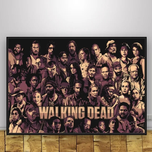 The Walking Dead The Comic Wall Art Paint Wall Decor Canvas Prints Canvas Art Poster Oil Paintings No Frame