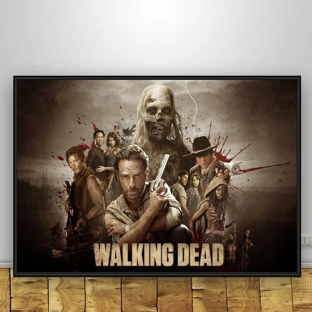 The Walking Dead The Comic Wall Art Paint Wall Decor Canvas Prints Canvas Art Poster Oil Paintings No Frame