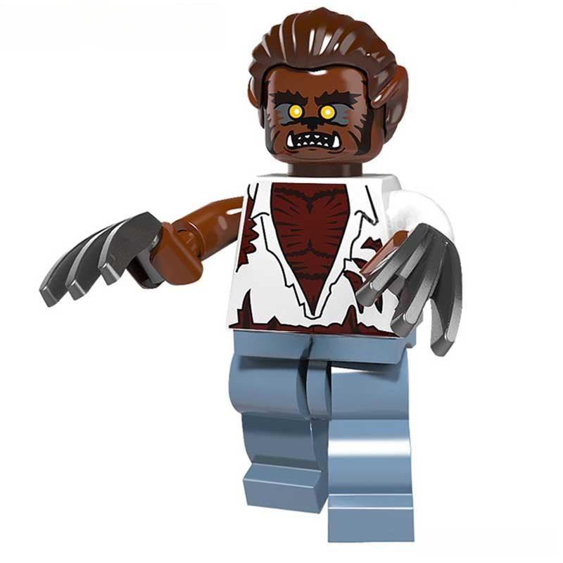 The Wolf Man Horror Movie Werewolf Lego Custom Minifigures