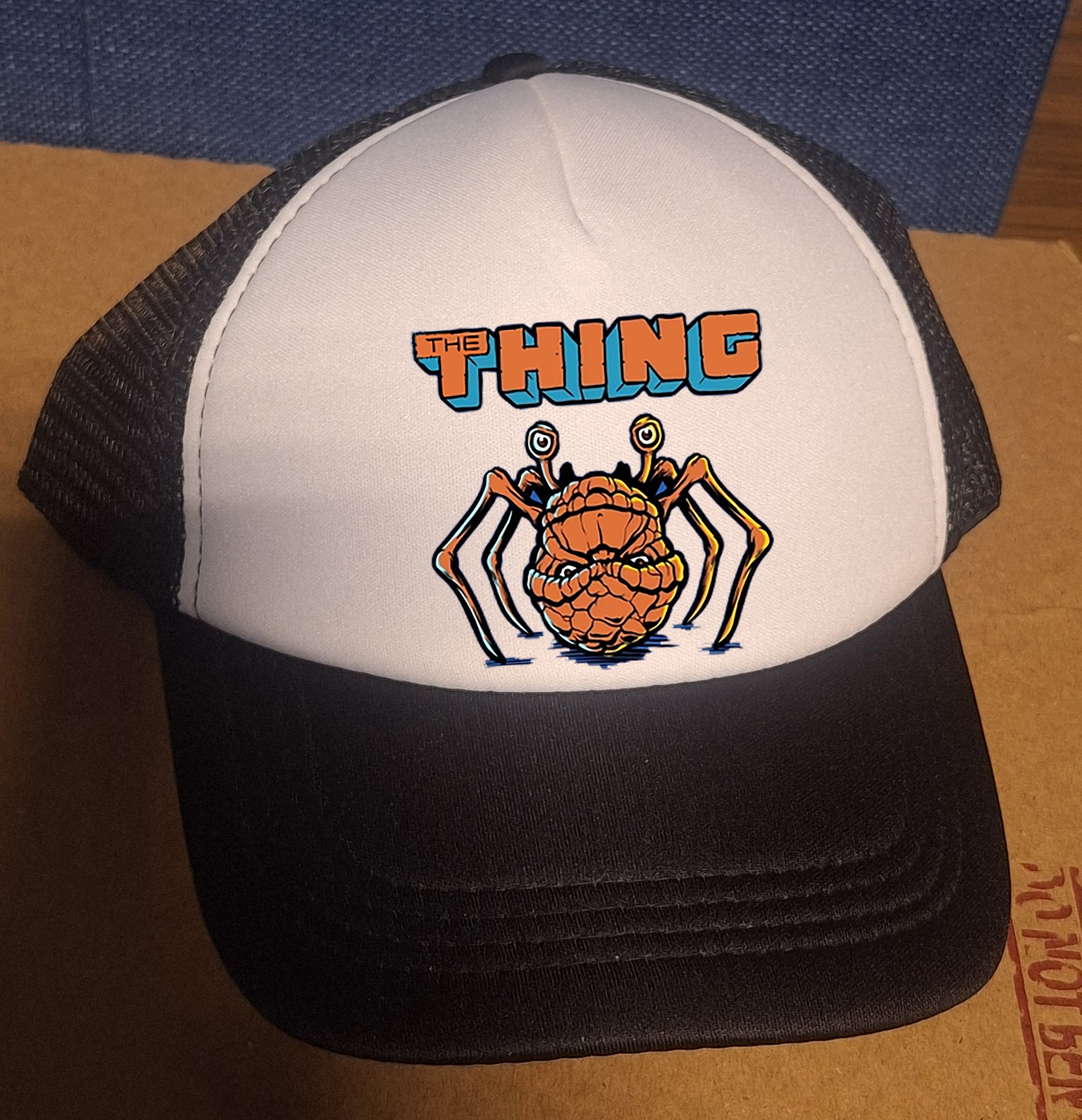 Adjustable Trucker Baseball Cap Featuring The Thing from Fantastic Four Marvel