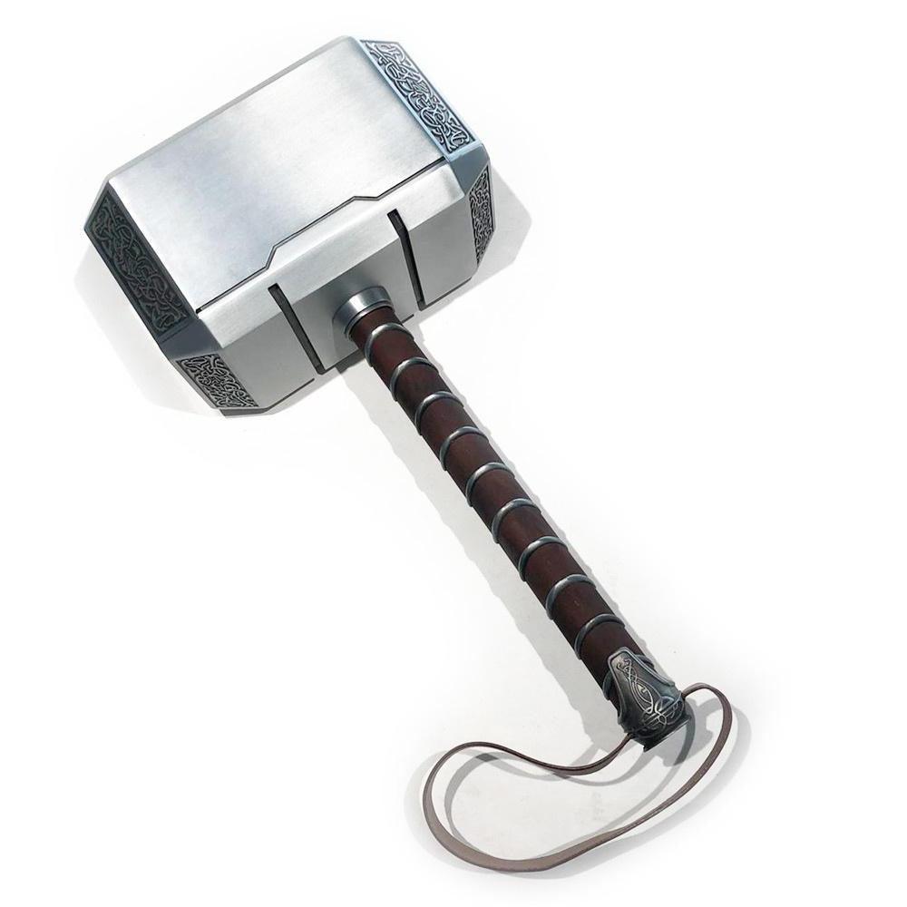 Thor’s Hammer from Norse Mythology, Cosplay Metal Version of Thor Mjölnir, 3.6 Kg, 1:1 Scale Movie Prop Replica of God of Thunder-0