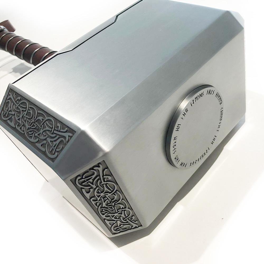 Thor’s Hammer from Norse Mythology, Cosplay Metal Version of Thor Mjölnir, 3.6 Kg, 1:1 Scale Movie Prop Replica of God of Thunder-4