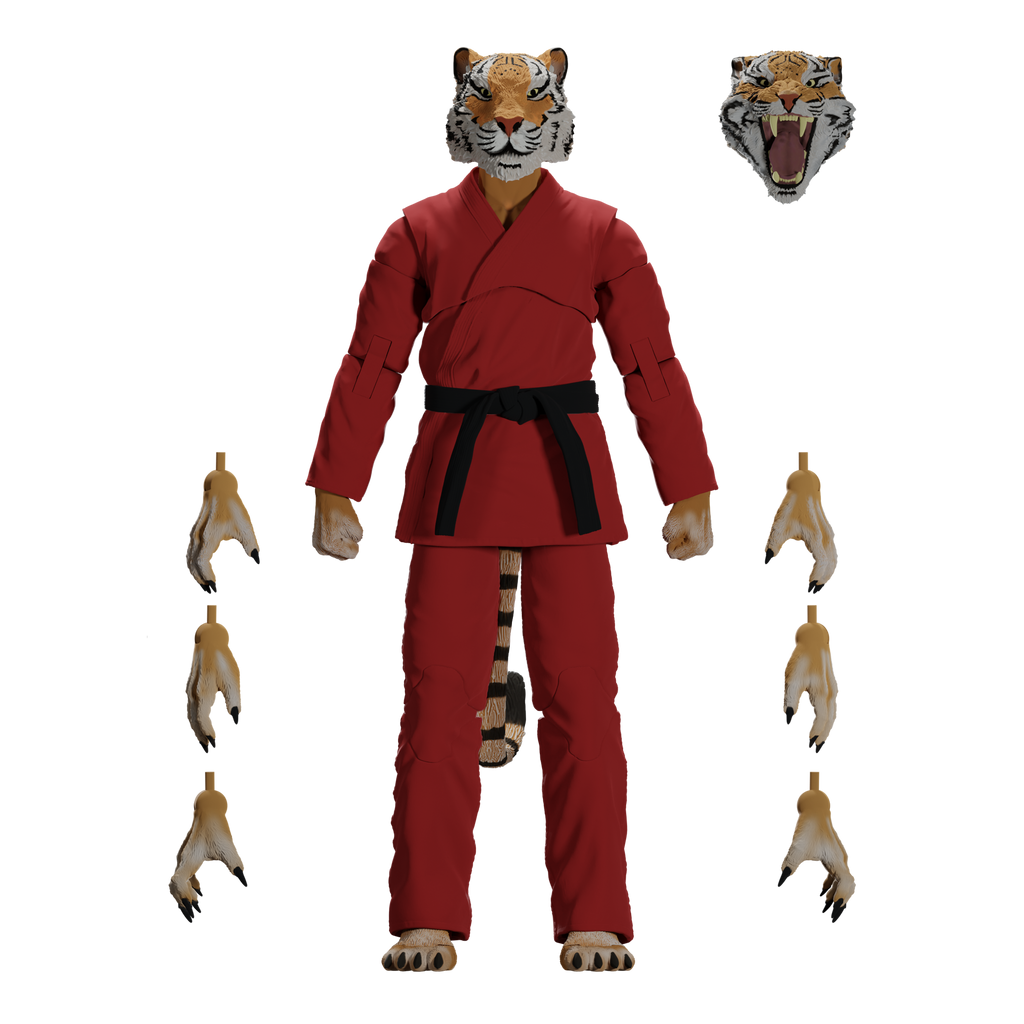 Jiu Jitsu Combat Creatures Tiago the Tiger Action Figure