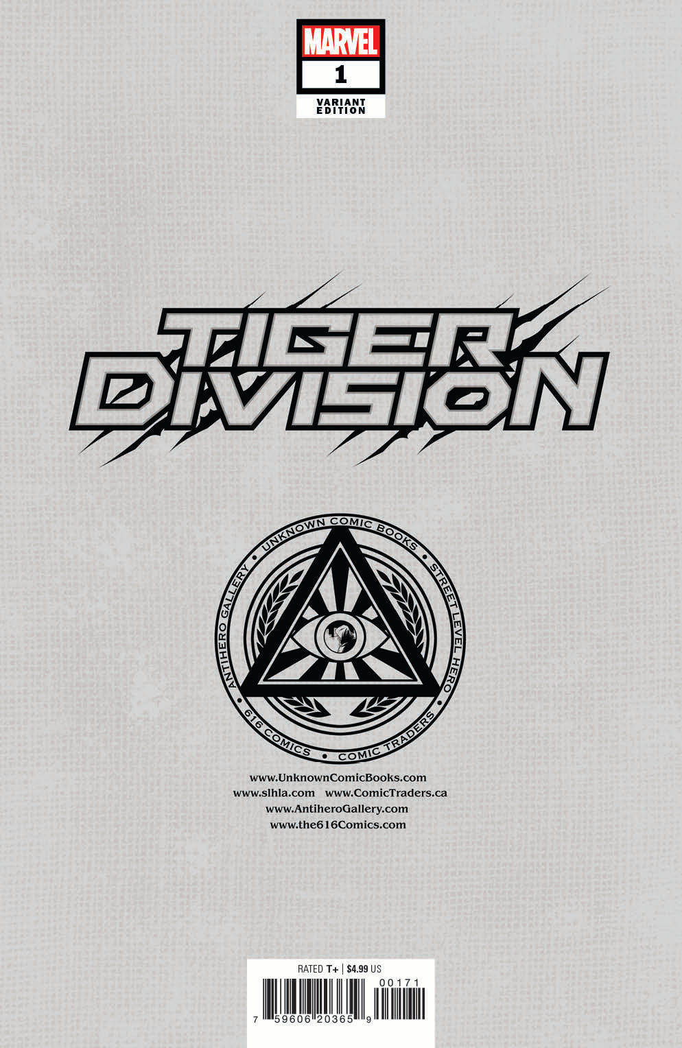 Tiger Division #1 Unknown Comics Lobos Exclusive Var (11/02/2022)